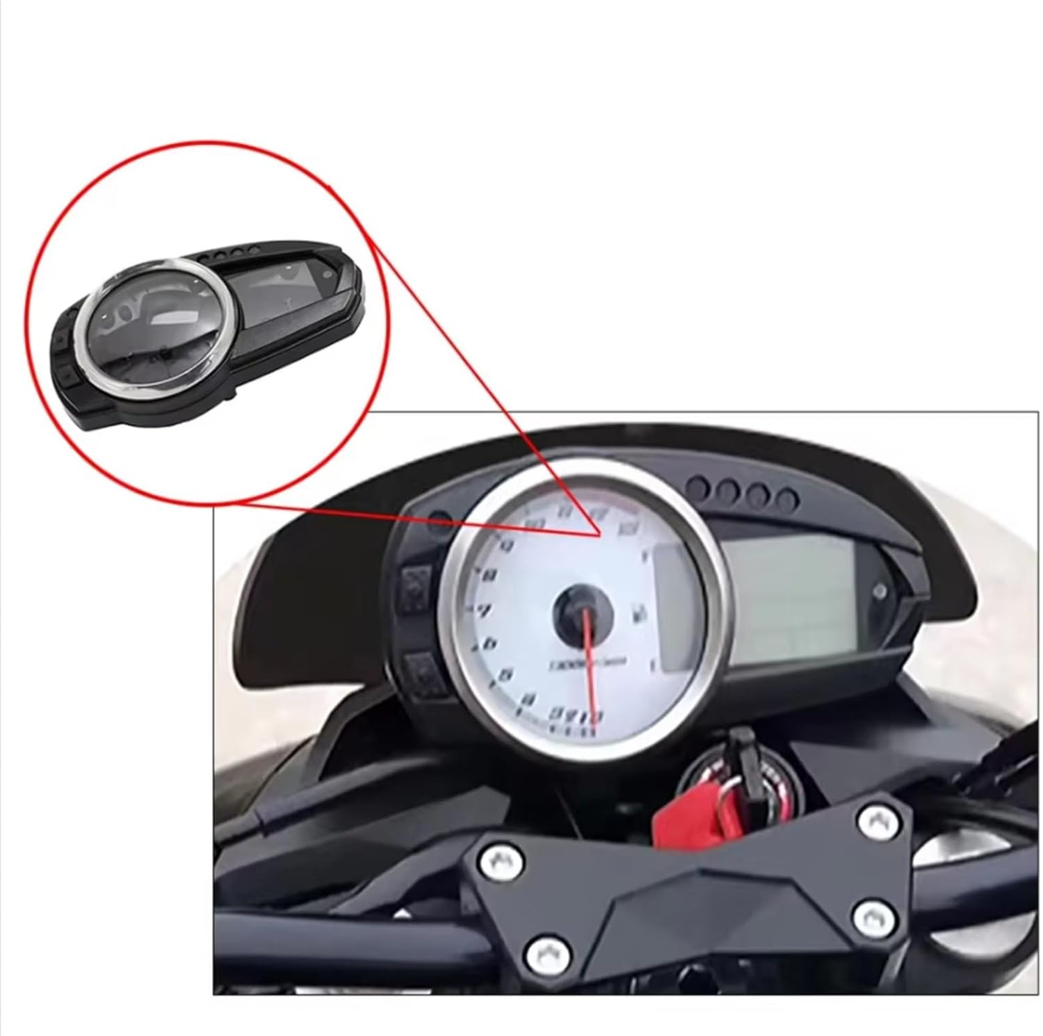 バイク用ハウジングゲージ For Z750 For Z1000 2007 2008 2009